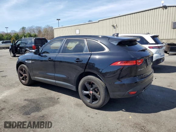 2018 Jaguar F-Pace 25t Premium z VIN SADCJ2FX9JA282892, wystawiony jako Copart lot #53068225 z przebiegiem 75 182 mil mil oraz Szkoda całkowita • Salvage title. Historia ofert i sprzedaży dostępna na DreamBid. Obrazek 2.