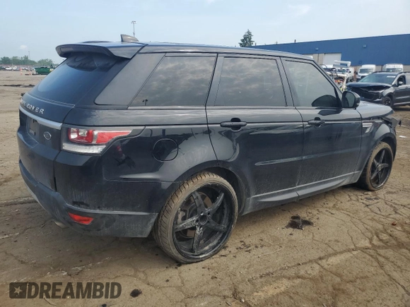 2017 Land Rover Range Rover Sport HSE with VIN SALWR2FV1HA667642, listed as a Copart auction lot 60687705 with 134,136 mi miles and Clean title. Bid and sale history available at DreamBid. Image 3.