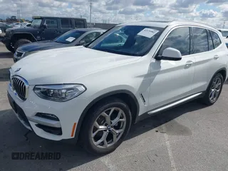 2021 BMW X3 sDrive30i with VIN 5UXTY3C01M9H12586, listed as a IAAI auction lot 42131082 with 44,206 mi miles. Bid and sale history available at carsss.com. Image 17.