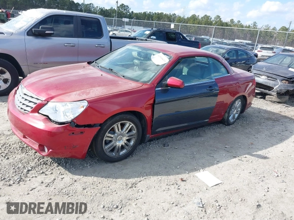 2008 Chrysler Sebring Limited with VIN 1C3LC65M18N150124, listed as a IAAI auction lot 41510633 with 91,843 mi miles. Bid and sale history available at carsss.com. Image 2.