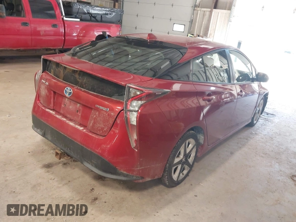 2017 Toyota Prius Two with VIN JTDKARFU8H3528092, listed as a IAAI auction lot 41743346 with 160,359 mi miles. Bid and sale history available at carsss.com. Image 4.