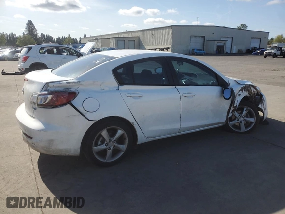 2012 Mazda 3 i Touring with VIN JM1BL1V83C1581108, listed as a Copart auction lot 55108215 with 170,001 mi miles and Salvage title. Bid and sale history available at DreamBid. Image 3.
