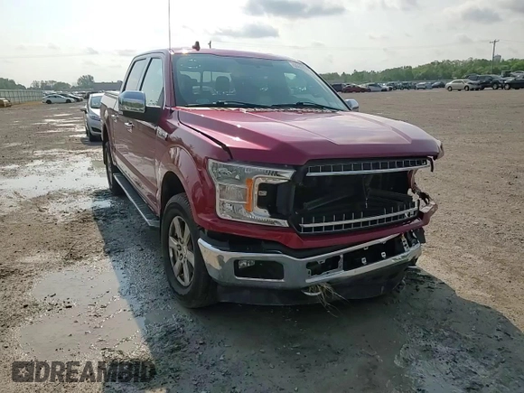 2018 Ford F-150 XL with VIN 1FTEW1EG6JFA90964, listed as a Copart auction lot 59808695 with 144,626 mi miles and Salvage title. Bid and sale history available at DreamBid. Image 14.