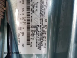 2012 Ford Focus SE with VIN 1FAHP3F23CL263018, listed as a Copart auction lot 55975335 with 167,823 mi miles and Salvage title. Bid and sale history available at DreamBid. Image 12.