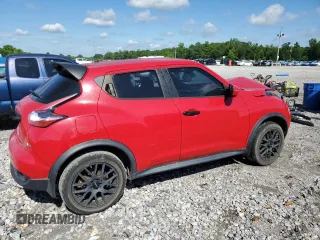 2015 Nissan Juke SV with VIN JN8AF5MVXFT557323, listed as a Copart auction lot 56647975 with Not provided miles and Clean title. Bid and sale history available at DreamBid. Image 3.