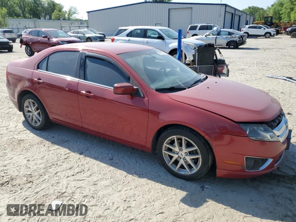 2010 Ford Fusion SEL with VIN 3FAHP0JA2AR222374, listed as a Copart auction lot 53811025 with 221,593 mi miles and Clean Title. Bid and sale history available at DreamBid. Image 4.