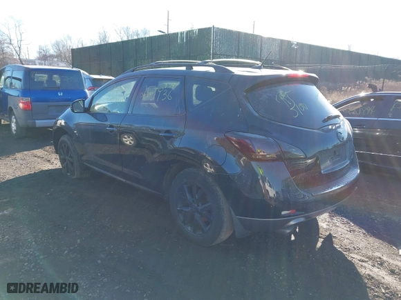 2011 Nissan Murano SV with VIN JN8AZ1MW2BW186059, listed as a IAAI auction lot 41432417 with 999,999 mi miles. Bid and sale history available at carsss.com. Image 3.