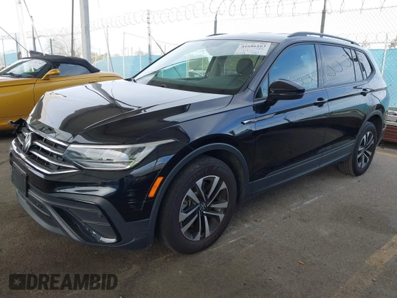 2023 Volkswagen Tiguan S with VIN 3VVRB7AX7PM109974, listed as a IAAI auction lot 41686163 with 42,284 mi miles and . Bid and sale history available at DreamBid. Image 17.
