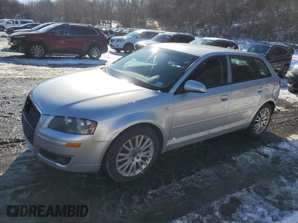 2006 Audi A3 Premium z VIN WAUNF78P66A002589, wystawiony jako Copart lot #43623395 z przebiegiem 132 407 mil mil oraz Szkoda całkowita • Salvage title. Historia ofert i sprzedaży dostępna na DreamBid. Obrazek 1.