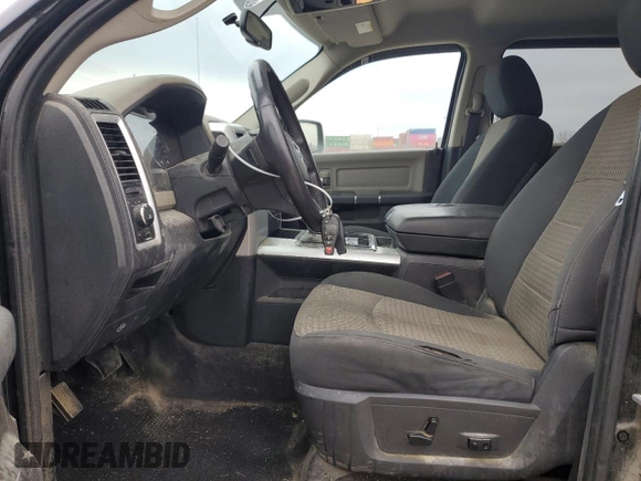 2012 Ram 1500 Big Horn with VIN 1C6RD7LT3CS291152, listed as a Copart auction lot 81600284 with 219,033 mi miles and Salvage Title. Bid and sale history available at carsss.com. Image 7.