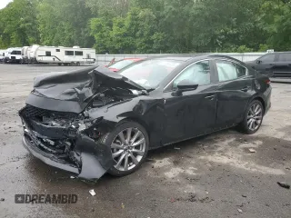 2021 Mazda 3 Select with VIN JM1BPABL8M1337954, listed as a Copart auction lot 57504475 with 57,693 mi miles and Salvage title. Bid and sale history available at DreamBid. Image 1.