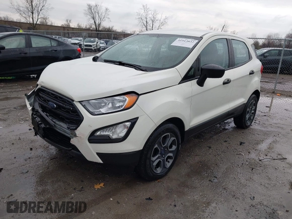 2021 Ford EcoSport S with VIN MAJ3S2FE8MC405765, listed as a IAAI auction lot 41913832 with 63,293 mi miles and . Bid and sale history available at DreamBid. Image 17.