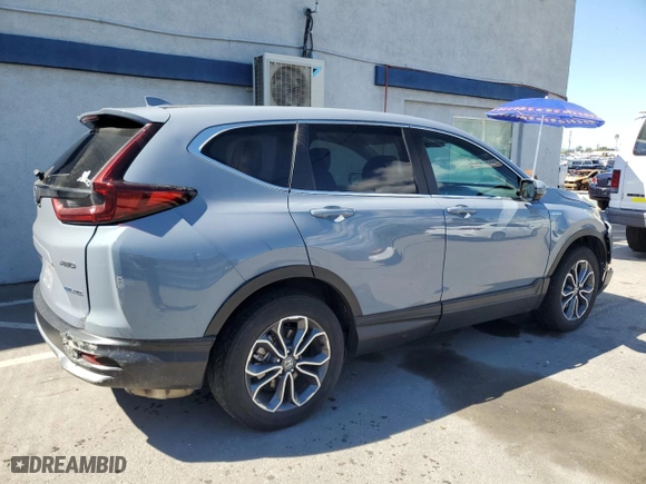2022 Honda CR-V Hybrid EX with VIN 5J6RT6H5XNL005689, listed as a Copart auction lot 48391755 with 25,826 mi miles and Salvage Title. Bid and sale history available at carsss.com. Image 3.