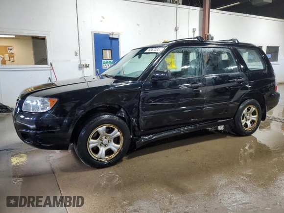 2007 Subaru Forester X with VIN JF1SG63637H705612, listed as a Copart auction lot 76387234 with 136,300 mi miles and Salvage Title. Bid and sale history available at carsss.com. Image 1.