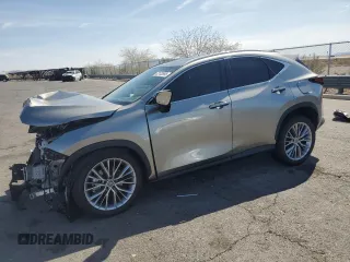 2025 Lexus NX 350h Premium z VIN 2T2GKCEZ3SC040255, wystawiony jako Copart lot #52103885 z przebiegiem 7 288 mil mil oraz Szkoda całkowita • Salvage title. Historia ofert i sprzedaży dostępna na DreamBid. Obrazek 1.