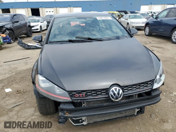 2017 Volkswagen Golf GTI S with VIN 3VW547AU5HM065307, listed as a Copart auction lot 53874805 with 86,768 mi miles and Clean Title. Bid and sale history available at carsss.com. Image 5.