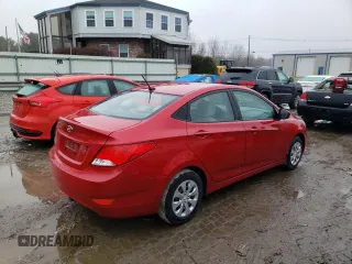 2017 Hyundai Accent SE with VIN KMHCT4AE0HU281397, listed as a Copart auction lot 35791303 with 100,120 mi miles. Bid and sale history available at carsss.com. Image 3.