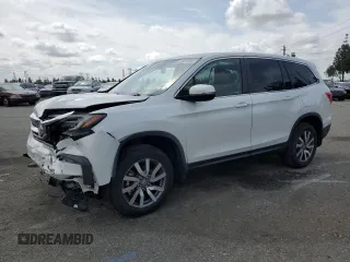 2020 Honda Pilot EX z VIN 5FNYF6H32LB014314, wystawiony jako Copart lot #51337395 z przebiegiem 46 694 mil mil oraz Szkody całkowita. Historia ofert i sprzedaży dostępna na DreamBid. Obrazek 1.