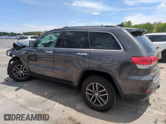 2018 Jeep Grand Cherokee Limited with VIN 1C4RJFBG7JC215005, listed as a Copart auction lot 58440615 with 89,335 mi miles and Salvage title. Bid and sale history available at DreamBid. Image 2.