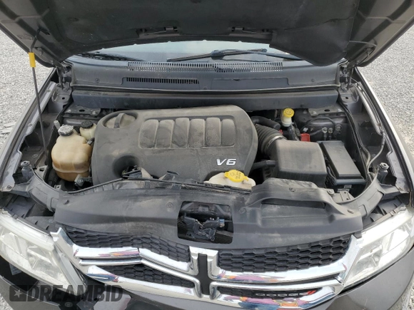 2017 Dodge Journey SXT z VIN 3C4PDCBG7HT589271, wystawiony jako Copart lot #48852595 z przebiegiem 116 558 mil mil oraz Szkoda całkowita • Salvage title. Historia ofert i sprzedaży dostępna na DreamBid. Obrazek 12.