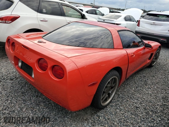 2004 Chevrolet Corvette with VIN 1G1YY22G645108321, listed as a Copart auction lot 73888424 with 0 mi miles and Salvage Title. Bid and sale history available at carsss.com. Image 3.