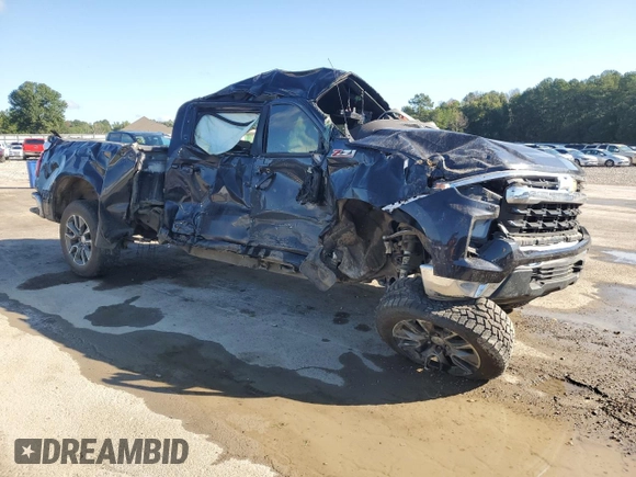 2022 Chevrolet Silverado 1500 LT with VIN 1GCUDDED7NZ562263, listed as a Copart auction lot 73032424 with Not Provided miles and Salvage Title. Bid and sale history available at DreamBid. Image 4.
