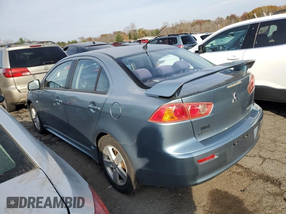 2009 Mitsubishi Lancer ES with VIN JA3AU26UX9U007458, listed as a Copart auction lot 78245174 with 197,957 mi miles and Salvage Title. Bid and sale history available at carsss.com. Image 2.