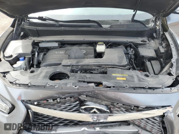 2019 Infiniti QX60 LUXE with VIN 5N1DL0MN8KC549442, listed as a Copart auction lot 49358395 with 65,283 mi miles and Salvage Title. Bid and sale history available at carsss.com. Image 14.