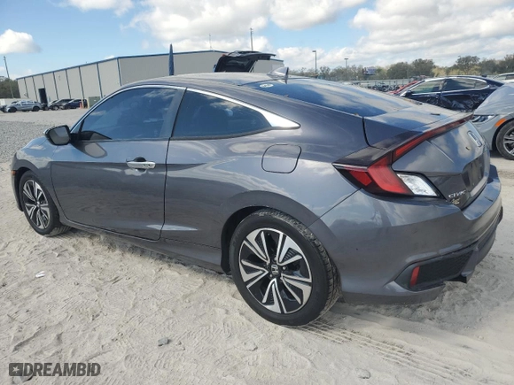 2017 Honda Civic Coupe EX-T with VIN 2HGFC3B37HH359901, listed as a Copart auction lot 46215145 with 148,603 mi miles and Salvage Title. Bid and sale history available at carsss.com. Image 2.