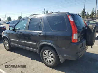 2005 Honda CR-V EX with VIN SHSRD78835U304892, listed as a Copart auction lot 46188995 with 186,054 mi miles and Salvage Title. Bid and sale history available at carsss.com. Image 2.