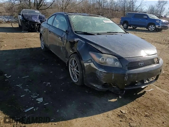 2010 Scion tC with VIN JTKDE3B71A0307850, listed as a Copart auction lot 42805255 with 71,482 mi miles and Salvage Title. Bid and sale history available at carsss.com. Image 10.