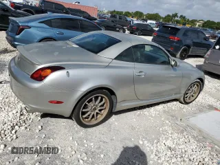 2004 Lexus SC 430 with VIN JTHFN48Y240051291, listed as a Copart auction lot 77631944 with 169,055 mi miles and Salvage Title. Bid and sale history available at DreamBid. Image 3.