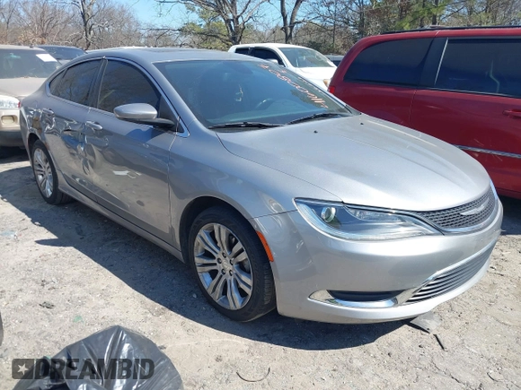 2016 Chrysler 200 Limited with VIN 1C3CCCAB7GN134043, listed as a IAAI auction lot 41600807 with 112,216 mi miles. Bid and sale history available at carsss.com. Image 1.