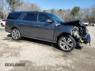 2020 Ford Expedition Max Limited with VIN 1FMJK1KT4LEA14420, listed as a Copart auction lot 46033305 with 89,410 mi miles and Salvage title. Bid and sale history available at DreamBid. Image 4.