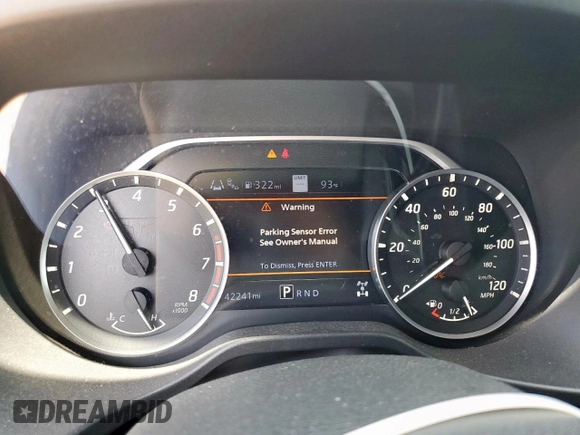 2020 Nissan Titan SL с VIN 1N6AA1ED5LN502137, выставлен на аукционе Copart как лот 59094945 с пробегом 42 241 миль миль и Списание • Salvage title. История ставок и продаж доступна на DreamBid. Изображение 9.