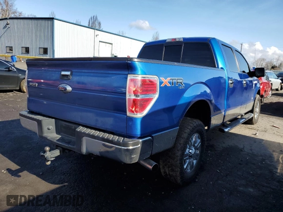 2012 Ford F-150 XL with VIN 1FTFW1ET2CKE12303, listed as a Copart auction lot 44757145 with 270,875 mi miles and Salvage Title. Bid and sale history available at carsss.com. Image 3.