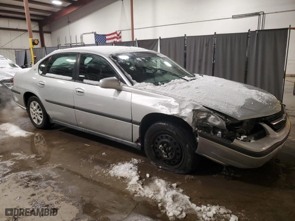 2001 Chevrolet Impala with VIN 2G1WF55EX19207330, listed as a Copart auction lot 89079855 with 0 mi miles and Salvage Title. Bid and sale history available at carsss.com. Image 4.