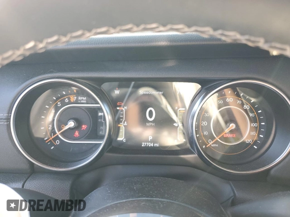 2022 Jeep Gladiator High Altitude with VIN 1C6HJTFG1NL151559, listed as a Copart auction lot 86084624 with 27,704 mi miles and Salvage title. Bid and sale history available at DreamBid. Image 9.