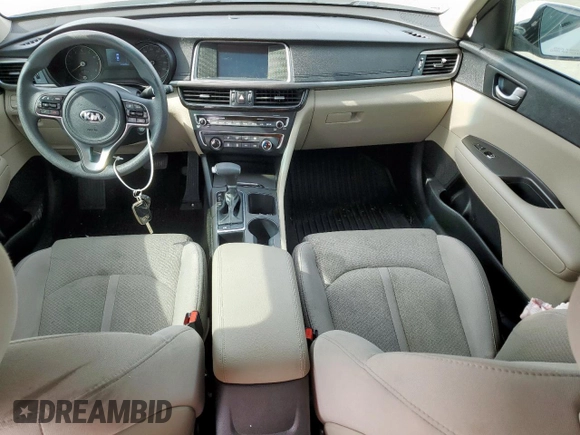 2018 Kia Optima LX with VIN 5XXGT4L33JG255308, listed as a Copart auction lot 56335145 with 101,674 mi miles and Salvage title. Bid and sale history available at DreamBid. Image 8.