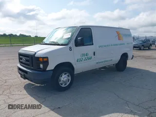 2013 Ford Econoline Cargo Commercial with VIN 1FTNE2EWXDDA52072, listed as a IAAI auction lot 42523635 with 262,097 mi miles and . Bid and sale history available at DreamBid. Image 2.