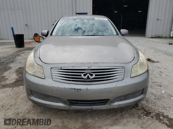 2007 Infiniti G35 Journey with VIN JNKBV61E67M725255, listed as a Copart auction lot 76251064 with 214,985 mi miles and Salvage Title. Bid and sale history available at DreamBid. Image 5.