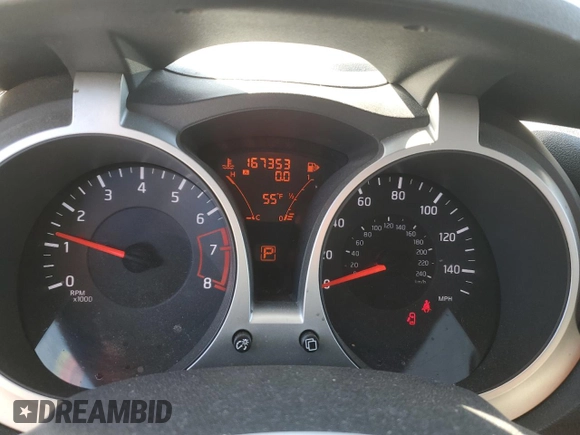 2012 Nissan Juke SL with VIN JN8AF5MV0CT116778, listed as a Copart auction lot 49464415 with 167,353 mi miles and Salvage Title. Bid and sale history available at carsss.com. Image 9.