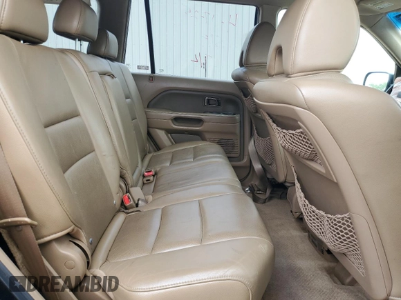 2006 Honda Pilot EX-L with VIN 2HKYF18536H554183, listed as a Copart auction lot 54327565 with 260,871 mi miles and Salvage Title. Bid and sale history available at DreamBid. Image 10.