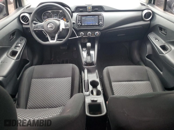2021 Nissan Versa S with VIN 3N1CN8DV2ML910134, listed as a Copart auction lot 84191694 with 42,652 mi miles and Salvage Title. Bid and sale history available at carsss.com. Image 8.