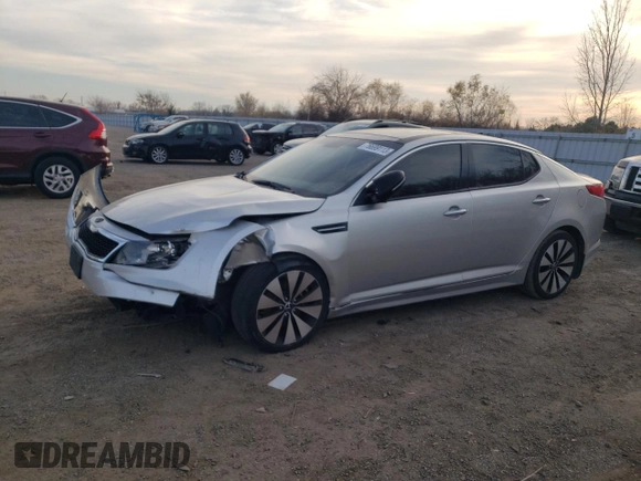 2012 Kia Optima SX z VIN KNAGR4A66C5294734, wystawiony jako Copart lot #55164005 z przebiegiem 286 417 mil mil oraz Szkoda całkowita • Salvage title. Historia ofert i sprzedaży dostępna na DreamBid. Obrazek 1.