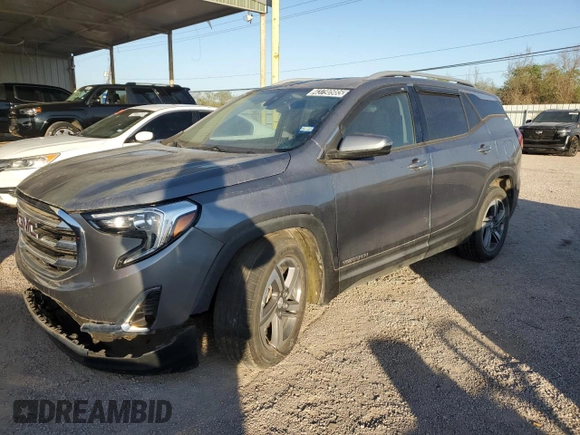 2020 GMC Terrain SLT with VIN 3GKALPEV2LL242535, listed as a Copart auction lot 43790985 with 48,053 mi miles and Clean Title. Bid and sale history available at DreamBid. Image 1.