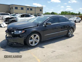 2014 Volkswagen CC R-Line with VIN WVWBP7AN0EE524850, listed as a Copart auction lot 52026104 with 92,196 mi miles and Salvage Title. Bid and sale history available at carsss.com. Image 1.