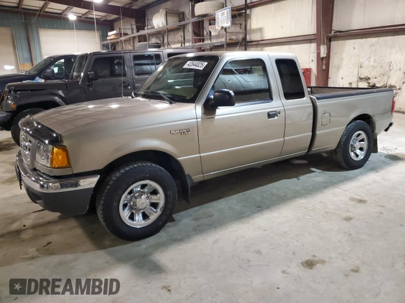 2003 Ford Ranger XL Fleet with VIN 1FTYR44U13PB49882, listed as a Copart auction lot 43544025 with 142,446 mi miles and Salvage Title. Bid and sale history available at carsss.com. Image 1.