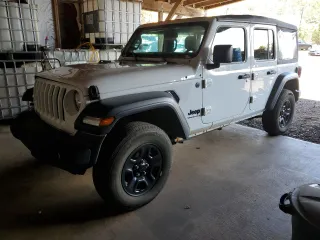 2023 Jeep Wrangler Sport z VIN 1C4HJXDG2PW701288, wystawiony jako Copart lot #58585345 z przebiegiem 30 127 mil mil oraz Czysty tytuł • Clean title. Historia ofert i sprzedaży dostępna na DreamBid. Obrazek 1.