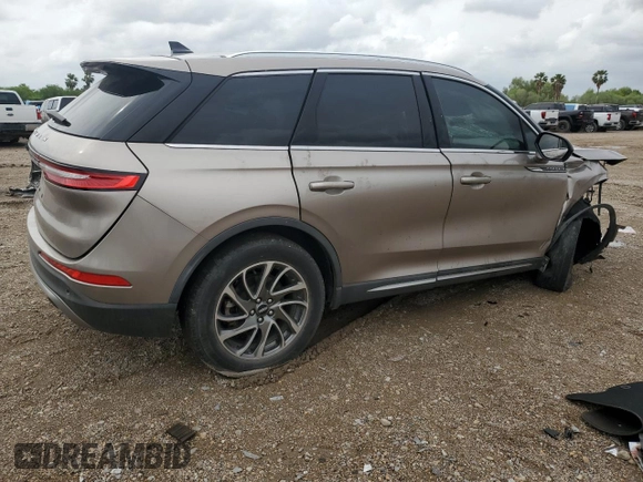 2020 Lincoln Corsair Standard z VIN 5LMCJ1C98LUL17797, wystawiony jako Copart lot #50726545 z przebiegiem 73 573 mil mil oraz Szkoda całkowita • Salvage title. Historia ofert i sprzedaży dostępna na DreamBid. Obrazek 3.